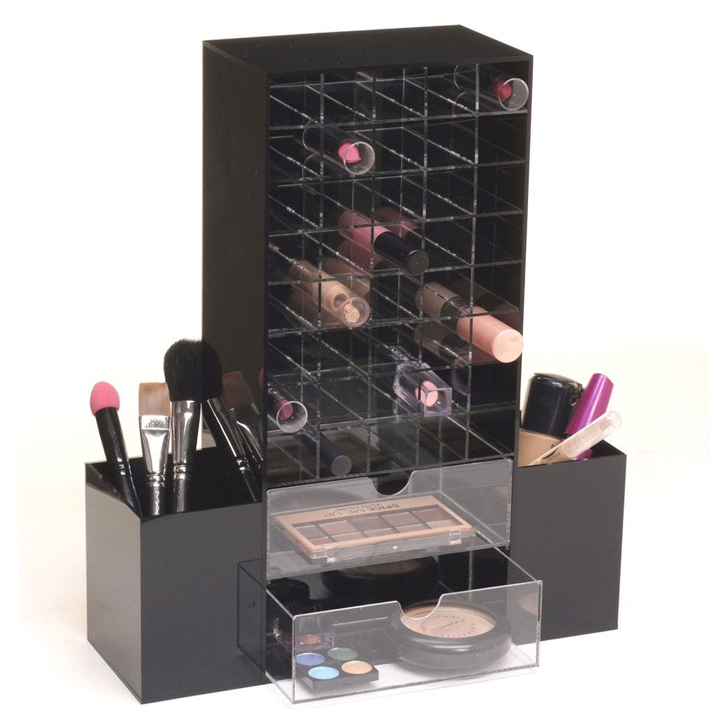 Ikee Design® Premium Black Acrylic Multi-functional Lipstick Tower