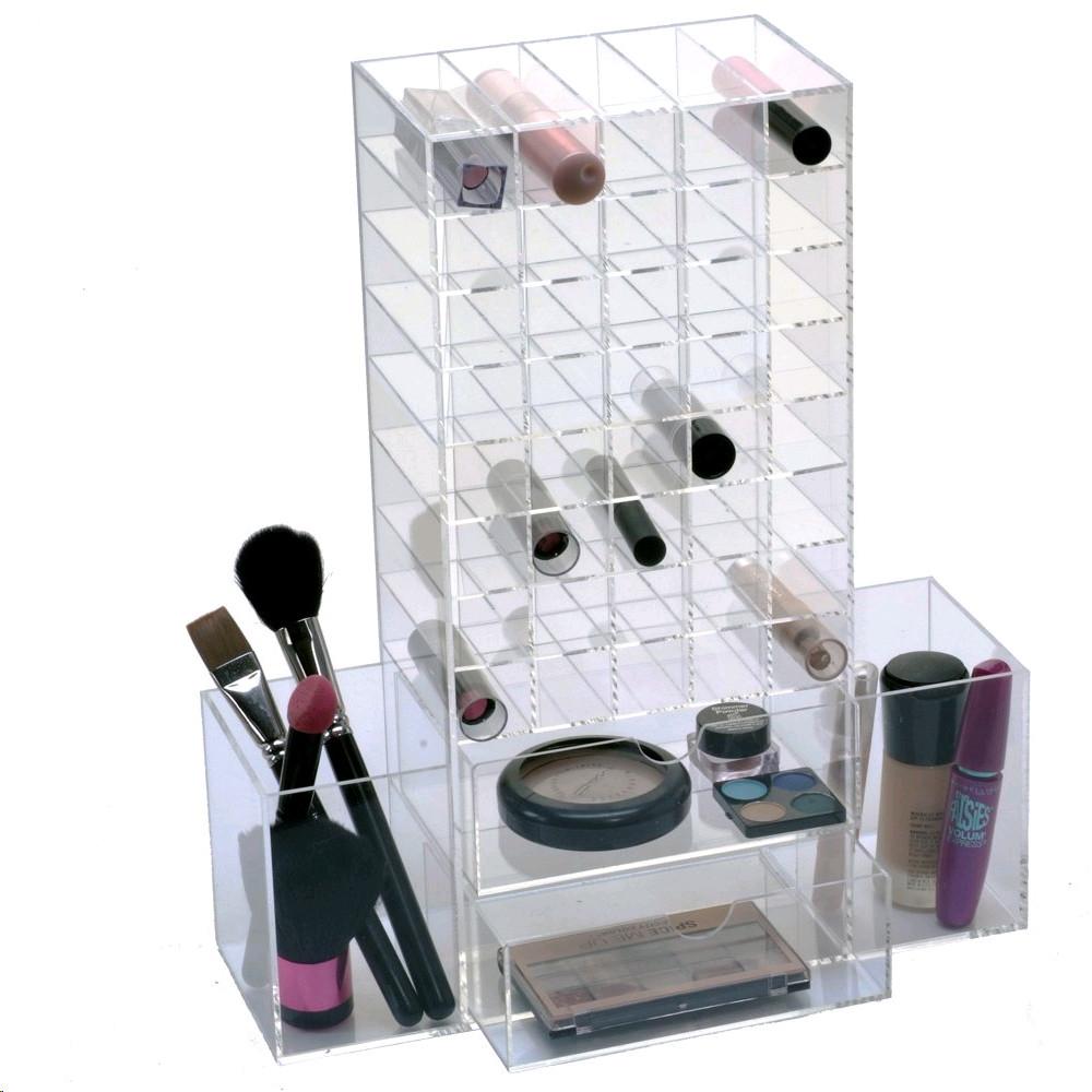 Ikee Design® Premium White Acrylic Multi-functional Lipstick Tower